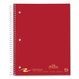 Roaring Spring® Wirebound Notebook with Tabs, 5-Subject, College Rule, Randomly Assorted Cover Color, (200) 11 x 8.5 Sheets, 12/Carton (ROA11197CS) Case of 12