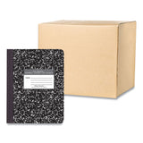 Roaring Spring® Hardcover Marble Composition Book, Wide/Legal Rule, Black Marble Cover, (100) 9.75 x 7.5 Sheet, 12/CT, Ships in 4-6 Bus Days (ROA77231CS) Case of 12