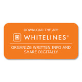 Roaring Spring® Whitelines Notebook, Quadrille Rule, (5 sq/in), Gray/Orange Cover, (70) 11 x 8.5 Sheets, 12/Carton (ROA17001CS) Case of 12