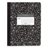 Roaring Spring® Hardcover Marble Composition Book, Unruled, Black Marble Cover, (50) 9.75 x 7.5 Sheets, 48/Carton, Ships in 4-6 Business Days (ROA77260CS) Case of 48