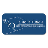 Roaring Spring® Graph Filler Paper, 3-Hole, 8.5 x 11, Quadrille: 4 sq/in, 80 Sheets/Pack, 24 Packs/Carton, Ships in 4-6 Business Days (ROA20096CS) Case of 24