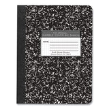 Roaring Spring® Hardcover Composition Book, Quadrille 5 sq/in Rule, Black Marble Cover, (80) 9.75 x 7.5 Sheet, 48/CT, Ships in 4-6 Bus Days (ROA77227CS) Case of 48