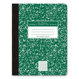 Roaring Spring® Hardcover Composition Book, Quadrille 5 sq/in Rule, Green Marble Cover, (100) 9.75 x 7.5 Sheet, 24/CT, Ships in 4-6 Bus Days (ROA77255CS) Case of 24