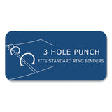 Roaring Spring® Loose Leaf Paper, 8 x 10.5, 3-Hole Punched, Wide Rule, White, 100 Sheets/Pack, 48 Packs/Carton, Ships in 4-6 Business Days (ROA20010CS) Case of 48
