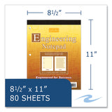 Roaring Spring® Covered Engineering Pad, 5 sq/in Quadrille Rule, 80 Buff 8.5 x 11 Sheets, 24/Carton, Ships in 4-6 Business Days (ROA95370CS) Case of 24
