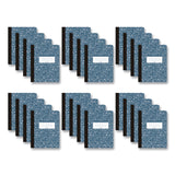 Roaring Spring® Hardcover Marble Composition Book, Unruled, Blue Marble Cover, (100) 9.75 x 7.5 Sheets, 24/Carton, Ships in 4-6 Business Days (ROA77261CS) Case of 24