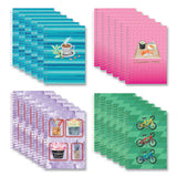 Roaring Spring® Lifenotes Wirebound Notebook, 1 Subject, Medium/College Rule, Asst Covers, (80) 7x5 Sheets, 24/CT, Ships in 4-6 Bus Days (ROA12511CS) Case of 24