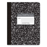 Roaring Spring® Hardcover Marble Composition Book, Med/College Rule, Black Marble Cover, (100) 9.75 x 7.5 Sheet, 24/CT, Ships in 4-6 Bus Days (ROA77264CS) Case of 24