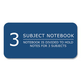 Roaring Spring® Genesis Notebook, 3-Subject, Medium/College Rule, Randomly Asst Cover Color, (150) 11x9 Sheets, 12/CT, Ships in 4-6 Bus Days (ROA13114CS) Case of 12