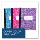 Roaring Spring® Flexible Cover Marble Composition Book, Med/College Rule, Asst Cover, (80) 10.25 x 7.88 Sheet, 48/CT, Ships in 4-6 Bus Days (ROA77480CS) Case of 48