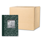 Roaring Spring® Lab and Science Marble Notebook, Quadrille Rule (5 sq in), Green Marble Cover, (60) 10.13 x 7.88 Sheets, 24/Carton (ROA77108CS) Case of 24