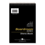 Roaring Spring® Boardroom Series Steno Pad, Gregg Rule, Brown Cover, 80 White 6 x 9 Sheets, 72 Pads/Carton, Ships in 4-6 Business Days (ROA12102CS) Case of 72