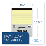 Roaring Spring® Stiff-Back Pad, Medium/College Rule, 100 Canary 8.5 x 11 Sheets, 36/Carton, Ships in 4-6 Business Days (ROA95284CS) Case of 36