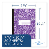 Roaring Spring® Flexible Cover Marble Composition Book, Med/College Rule, Asst Cover, (80) 10.25 x 7.88 Sheet, 48/CT, Ships in 4-6 Bus Days (ROA77480CS) Case of 48