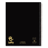 Roaring Spring® Lefty Notebook, 1-Subject, Wide/Legal Rule, Assorted Cover Colors, (100) 10.5 x 8.5 Sheets, 24/CT, Ships in 4-6 Business Days (ROA13505CS) Case of 24