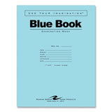 Roaring Spring® Examination Blue Book, Wide/Legal Rule, Blue Cover, (6) 11 x 8.5 Sheets, 500/Carton, Ships in 4-6 Business Days (ROA77516CS) Case of 500