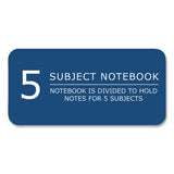 Roaring Spring® Genesis Notebook, 5-Subject, Medium/College Rule, Randomly Asst Cover Color, (200) 11x9 Sheets, 12/CT, Ships in 4-6 Bus Days (ROA13115CS) Case of 12