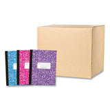 Roaring Spring® Flexible Cover Marble Composition Book, Med/College Rule, Asst Cover, (80) 10.25 x 7.88 Sheet, 48/CT, Ships in 4-6 Bus Days (ROA77480CS) Case of 48
