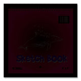 Roaring Spring® Kids Sketch Notepad, Green Cover, 40 White 9 x 9 Sheets, 12/Carton, Ships in 4-6 Business Days (ROA52509CS) Case of 12