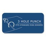 Roaring Spring® Loose Leaf Paper, 8.5 x 11, 3-Hole Punched, College Rule, White, 150 Sheets/Pack, 24 Packs/Carton, Ships in 4-6 Business Days (ROA83933CS) Case of 24