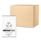 Roaring Spring® EnviroShades Steno Pad, Gregg Rule, White Cover, 80 Gray 6 x 9 Sheets, 24 Pads/Carton, Ships in 4-6 Business Days (ROA12274CS) Case of 6
