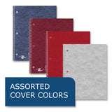 Roaring Spring® Stasher Wirebound Notebooks, 1-Subject, Med/College Rule, Randomly Asst Cover, (100) 11x9 Sheets, 24/CT,Ships in 4-6 Bus Days (ROA11098CS) Case of 24