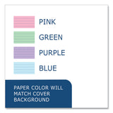 Roaring Spring® Lifenotes Wirebound Notebook, 1 Subject, Medium/College Rule, Asst Covers, (80) 7x5 Sheets, 24/CT, Ships in 4-6 Bus Days (ROA12511CS) Case of 24