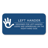 Roaring Spring® Lefty Notebook, 1-Subject, Medium/College Rule, Random Asst Cover Color, (80) 8 x 5 Sheet, 24/CT, Ships in 4-6 Business Days (ROA13507CS) Case of 24