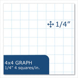 Roaring Spring® Lab and Science Carbonless Notebook, Quadrille Rule (4 sq/in), Gray Cover, (200) 11 x 9.25 Sheets, 5/Carton (ROA77644CS) Case of 5