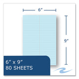Roaring Spring® EnviroShades Steno Pad, Gregg Rule, White Cover, 80 Blue 6 x 9 Sheets, 24 Pads/Carton, Ships in 4-6 Business Days (ROA12284CS) Case of 6