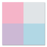 Roaring Spring® EnviroShades Steno Pad, Gregg Rule, White Cover, 80 Assorted Color 6 x 9 Sheets, 24 Pads/Carton, Ships in 4-6 Business Days (ROA12354CS) Case of 6