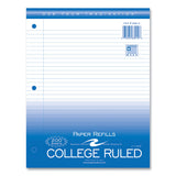 Roaring Spring® Loose Leaf Paper, 8.5 x 11, 3-Hole Punched, College Rule, White, 200 Sheets/Pack, 24 Packs/Carton, Ships in 4-6 Business Days (ROA83910CS) Case of 12
