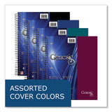 Roaring Spring® Genesis Notebook, 3-Subject, Medium/College Rule, Randomly Asst Cover Color, (150) 11x9 Sheets, 12/CT, Ships in 4-6 Bus Days (ROA13114CS) Case of 12
