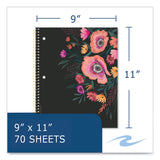 Roaring Spring® Studio Series Notebook, 1-Subject, College Rule, Assorted Cover Set 3, (70) 11 x 9 Sheets, 24/Carton (ROA11323CS) Case of 24