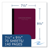 Roaring Spring® Poly Flex Composition Notebook, Wide/Legal Rule, Random Asst Cover, (70) 9.75 x 7.5 Sheet, 24/CT, Ships in 4-6 Business Days (ROA77290CS) Case of 24
