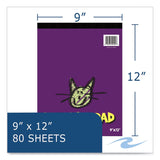 Roaring Spring® Kids Doodle Pad, 80 White 9 x 12 Sheets, 12/Carton, Ships in 4-6 Business Days (ROA50100CS) Case of 12