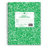 Roaring Spring® Wirebound Composition Book, 1 Subject, Manuscript Format, Green Cover, (36) 9.75 x 7.5 Sheet, 48/CT, Ships in 4-6 Bus Days (ROA10201CS) Case of 48