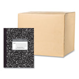 Roaring Spring® Hardcover Composition Book, Med/College Rule, Black Marble Cover, (80) 10.25 x 7.88 Sheet, 24/CT, Ships in 4-6 Bus Days (ROA77461CS) Case of 24