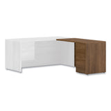 HON 10500 Series Return with Full-Height Pedestal, Right, 48" x 24" x 29.5", Pinnacle (HON105905RPINC) Each