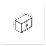 HON 10500 Series Storage Cabinet with Doors, Two Shelves, 36" x 20" x 29.5", Kingswood Walnut (HON105291LKI1) Each