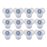 Boardwalk® Urinal Screen with Non-Para Cleaner Block, Green Apple Scent, 3.25 oz, Blue/White, 12/Box (BWKNUS) 1 Dozen