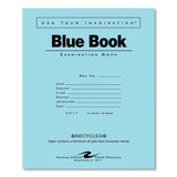 Roaring Spring® Recycled Exam Book, Wide/Legal Rule, Blue Cover, (8) 8.5 x 7 Sheets, 600/Carton, Ships in 4-6 Business Days (ROA77608CS) Case of 600