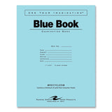 Roaring Spring® Recycled Exam Book, Wide/Legal Rule, Blue Cover, (8) 11 x 8.5 Sheets, 500/Carton, Ships in 4-6 Business Days (ROA77609CS) Case of 500