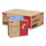 Cascades PRO Tuff-Job Spunlace Towels, Pop Up Box, 9.75 x 16.75, Blue, 80/Box, 5 Boxes/Carton (CSDW811) Case of 5