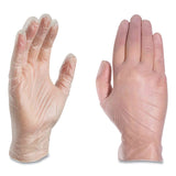 X3® by AMMEX® Industrial Vinyl Gloves, Powder-Free, Medium, 3 mil Thick, 9.5" Long, Clear, 100/Box, 10 Boxes/Carton (AXCGPX344100CT) Case of 1000