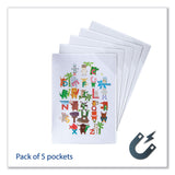 Tarifold Easy Load Magnetic Pocket with Corner Closure, 14 x 11, Clear Frame, 5/Pack (TFIP194694) Pack of 5