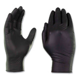 GloveWorks® by AMMEX® Industrial Nitrile Gloves, Powder-Free, X-Large, 5 mil Thick, 9.5" Long, Black, 100/Box, 10 Boxes/Carton (AXCGPNB48100) Case of 1000