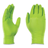 GloveWorks® by AMMEX® Heavy-Duty Industrial Nitrile Gloves, Powder-Free, 8 mil, X-Large, Green, 100 Gloves/Box, 10 Boxes/Carton (AXCGWGN48100) Case of 1000