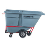 Rubbermaid® Commercial BRUTE DURATILT Frame Tilt Truck, Standard Duty, 1 cu yd, 1,200 lb Capacity, Rotomolded Resin/Leakproof Polyethylene, Gray (RCP2192462) Each