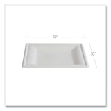 Eco-Products® Vanguard Renewable and Compostable Sugarcane Plates, 10 x 10, White, 250/Carton (ECOEPP023NFA) Case of 250